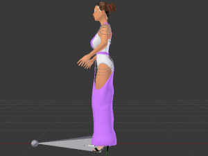 Woman in a Dress 053 Modelo 3D