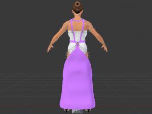 Woman in a Dress 053 Modelo 3D