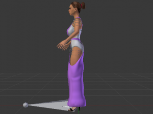 Woman in a Dress 053 Modelo 3D