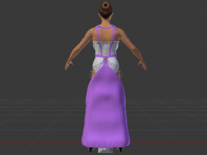 Woman in a Dress 053 Modelo 3D