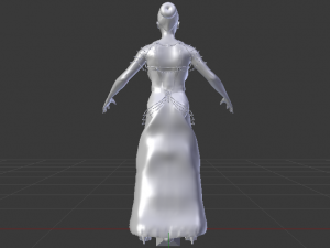 Woman in a Dress 053 Modelo 3D