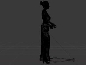 Woman in a Dress 053 Modelo 3D