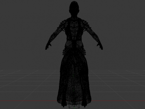 Woman in a Dress 053 Modelo 3D