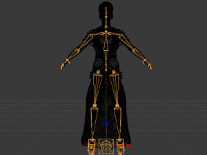 Woman in a Dress 054 3D Model