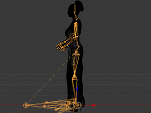 Woman in a Dress 054 3D Model