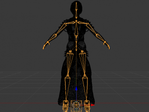 Woman in a Dress 058 Modello 3D