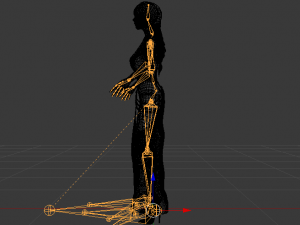 Woman in a Dress 058 Modello 3D