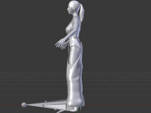 Woman in a Dress 059 3D Model