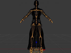 Woman in a Dress 059 3D Model