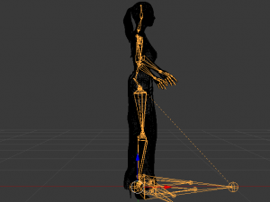 Woman in a Dress 060 Model 3D
