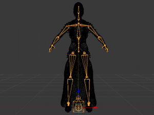 Woman in a Dress 062 3D Model