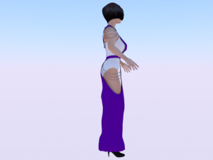 Woman in a Dress 063 Modèle 3D