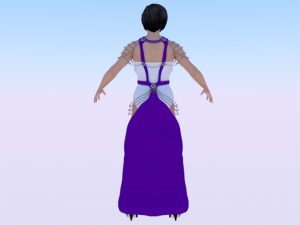 Woman in a Dress 063 Modèle 3D