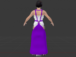 Woman in a Dress 063 Modèle 3D
