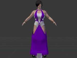 Woman in a Dress 063 Modèle 3D