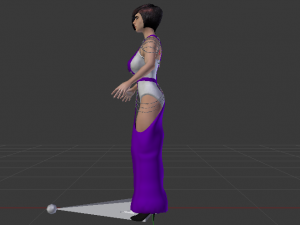 Woman in a Dress 063 Modèle 3D