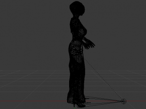 Woman in a Dress 063 Modèle 3D
