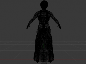 Woman in a Dress 063 Modèle 3D