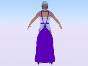 Woman in a Dress 064 3D Model