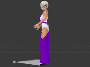 Woman in a Dress 064 3D Model