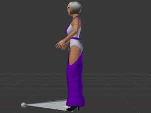 Woman in a Dress 064 3D Model
