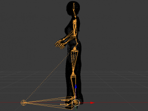 Woman in a Dress 064 3D Model