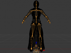 Woman in a Dress 064 3D Model
