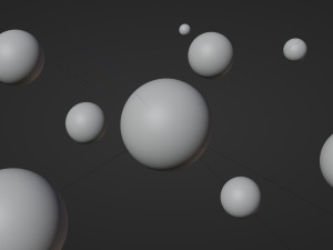 Bubbles - made in Blender 3D Модель