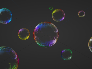Bubbles - made in Blender 3D Модель