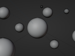 Bubbles - made in Blender 3D Модель