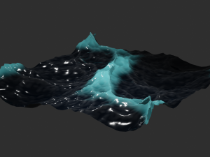Ocean - made in Blender 3D Model