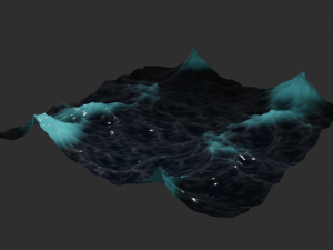 Ocean - made in Blender Modello 3D