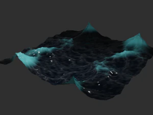 Ocean - made in Blender 3D Model