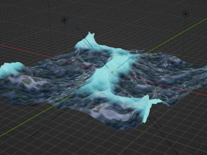 Ocean - made in Blender 3D Model