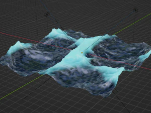 Ocean - made in Blender 3D Model