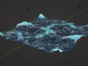Ocean - made in Blender 3D Model