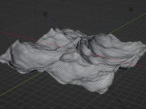 Ocean - made in Blender Modello 3D