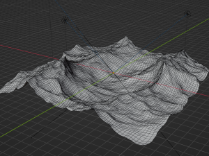 Ocean - made in Blender Modello 3D