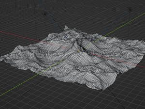 Ocean - made in Blender Modello 3D