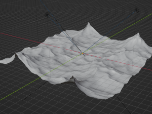 Ocean - made in Blender Modello 3D