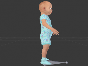 Baby Boy in a Jumper 01 Model 3D