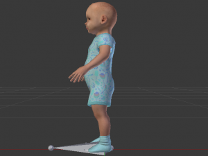 Baby Boy in a Jumper 01 Model 3D