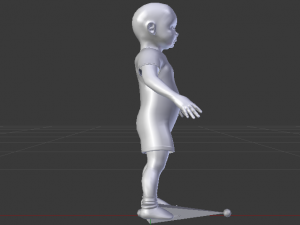 Baby Boy in a Jumper 01 Model 3D