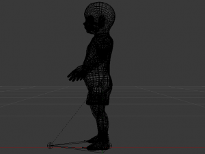 Baby Boy in a Jumper 01 Model 3D