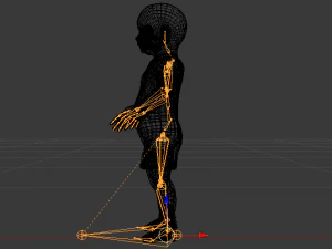 Baby Boy in a Jumper 01 3D Model