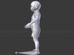 Baby Boy in a Jumper 02 3D 모델