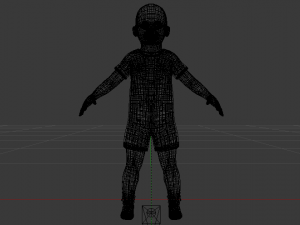 Baby Boy in a Jumper 02 3D 모델