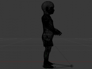 Baby Boy in a Jumper 02 3D 모델