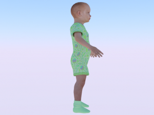 Baby Boy in a Jumper 03 3Dモデル