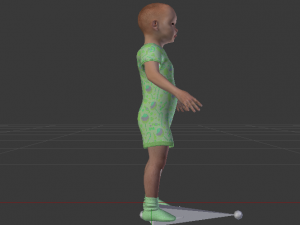Baby Boy in a Jumper 03 3Dモデル